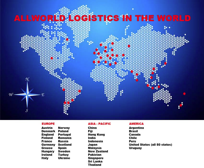World Locations – Allworld Logisitics